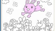 Free Easter Coloring Pages For Kids - Easter Coloring Pages