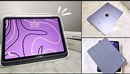 Unboxing IPad Air 5 2022 [Purple | 256gb] & Apple Pencil [2nd Gen] + accessories 📦