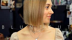 ✂️ Perfect Blunt Bob Haircut. tutorial