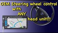 How to Make Your Steering wheel control work with any radio without converter box!