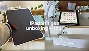 iPad 9th generation | Unboxing + What's on my iPad 🎧🤍