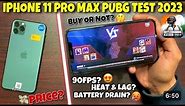 Refurbished iPhone 11 Pro Gaming Review🔥Bgmi 2023 | performance |Heating | Battery Test 👍