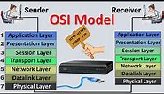 OSI Model | OSI Model Explained | OSI Animation | OSI Model in easiest Way | OSI 7 Layers