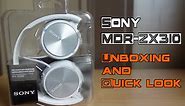Sony MDR-ZX310 unboxing and quick look
