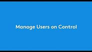 How to Manage Users on ADT Control
