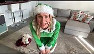 Elf Girl Costume Try On - Trying on the Elf Girl Costume from Amazon - Perfect for the Holidays!