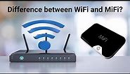 Difference between WiFi and MiFi?