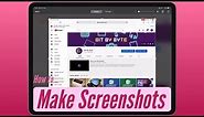 How to take and edit Screenshots on the iPad