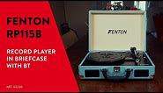 Fenton RP115B Record Player Briefcase with BT - 102.106