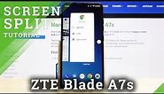 Split Screen and Double Display Option - ZTE Blade A7s