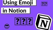 How to Add Emoji in Notion - A Step-by-Step Guide - The Productive Engineer
