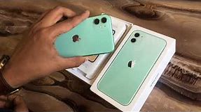 Unboxing of iPhone 11 Teal Colour