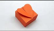 How To Make A Heart Shaped Paper Gift Box - Heart Box - Beautiful Gift Box With Free Template
