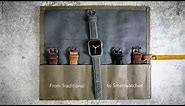 Barton Suede Leather Quick Release Watch Band Collection