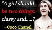 50 Inspirational Coco Chanel quotes about life, style and ...Quotops!