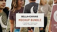 The Bella Canvas 3001 Mockup Bundle