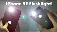 iPhone SE How to Turn On Flashlight & Change Brightness