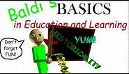 Title screen - Baldi's Basics in Education and Learning