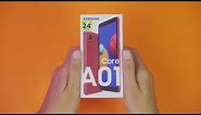 Cuma 999ribu!! Unboxing Samsung A01 Core Indonesia