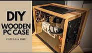 DIY Wooden PC Case - Waterfall Build