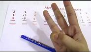 FINGER ABACUS (PART 1)- ABACUS FIRST LEVEL PARCTICE QUESTION PRACTICE