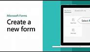 Create a form in Microsoft Forms