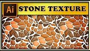 Stone, pebbles seamless texture - Adobe Illustrator tutorial