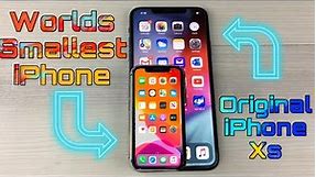 SMALLEST IPHONE XS IN THE WORLD!!