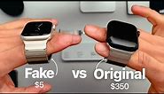 Fake vs Original Apple Watch Link Bracelet