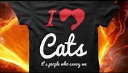 Cat Shirts : Funny And Cute Cat Shirts For Men And Women | T Shirts Online