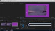 How to modify Black Background Color in Premiere Pro (Color Matte)