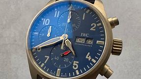 IWC Pilot's Chronograph 41 Bronze IW3881-09 IWC Watch Review