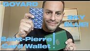 Goyard - Saint-Pierre Card Wallet - 3 Month Review! Sky Blue!