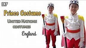 Diy Prince Costume | United nations costume | ENGLAND