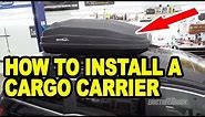 How To Install a Cargo Carrier on Your Vehicle