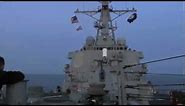 USS Stout Launches Tomahawk Missiles During Operation Odyssey Dawn HD