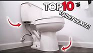 TOP 10 Common Reasons Why Your Toilet Leaks EXPLAINED! Tips And Tricks DIY FIX How TO For Beginners