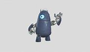 Robot Probes Monster vs Aliens - Download Free 3D model by CretorGames79