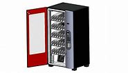 3D Model of Drinking Automatic Vending Machine Design