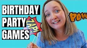 3 AWESOME Superhero Birthday Party Games for Kids | Part 1