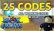 ✅ALL WORKING CODES for 🔥BLOX FRUITS🔥 Reset Stats + X2 XP 🔥Roblox 2024