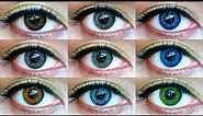 Air Optix Colors Contact Lens Review on Dark Brown Eyes All Colors