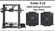 Ender 3 V2 Ultimaker CURA 3D Printing Off-Center Fix
