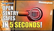 Open Sentry Safe in less than 5 seconds! | Mr. Locksmith™