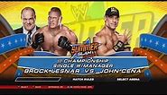 WWE 2K14 - John Cena vs Brock Lesnar SummerSlam for the WWE World Heavyweight Championship