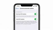 How to turn automatic iOS update downloads on or off | AppleInsider