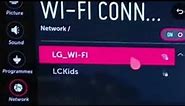 [LG TV] - How to connect to a Wi-Fi network on your LG WebOS TV