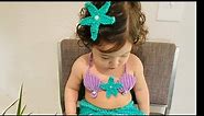 How to crochet Little Mermaid 🧜🏻‍♀️ crochet top all sizes step by step