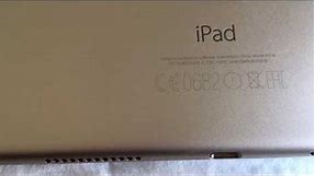 back of gold "baby" iPad Pro with engraved stuff [Model A1674] [CE0682]