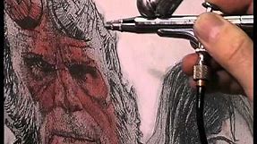 DREW STRUZAN Conceiving & Creating the Hellboy Movie Poster Art - PAINTING